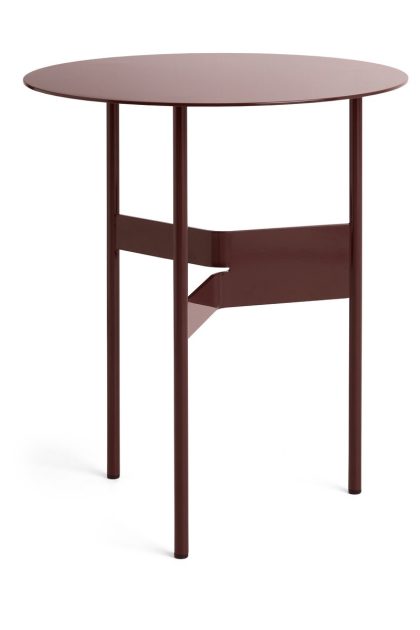 Hay shim coffee table sidobord Ø45 cm bordeaux