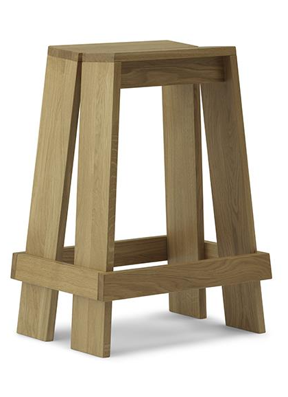 Normann copenhagen let barpall 65 cm oak