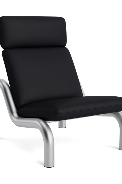 Normann copenhagen tube loungestol ultra black 41599