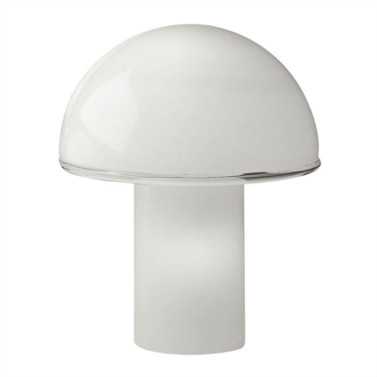 Artemide onfale grande bordslampa Ø36 cm opal vit