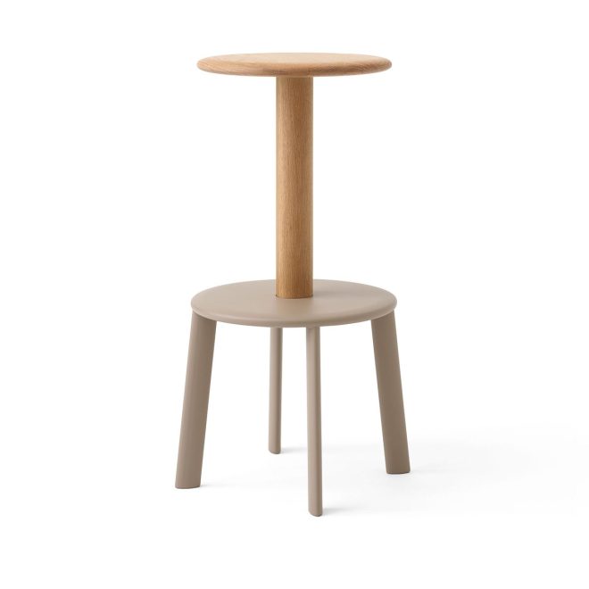 &tradition massif av40 barstol oak-grey beige