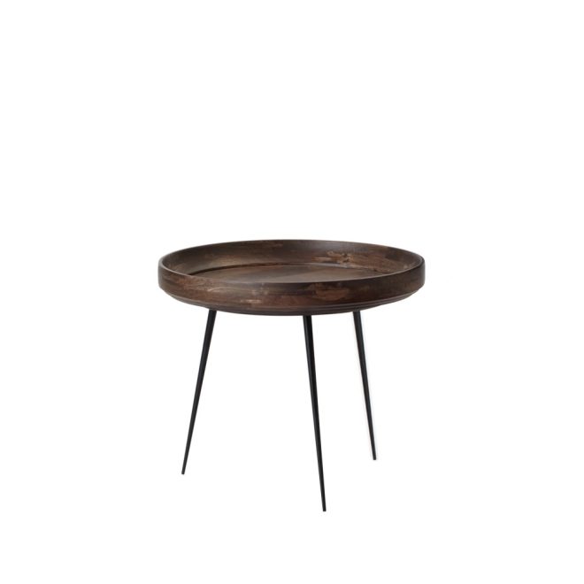 Mater bowl large bord mango sirka grey, svart stativ