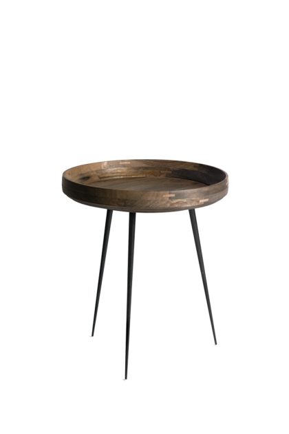 Mater bowl medium bord mango sirka grey, svart stativ