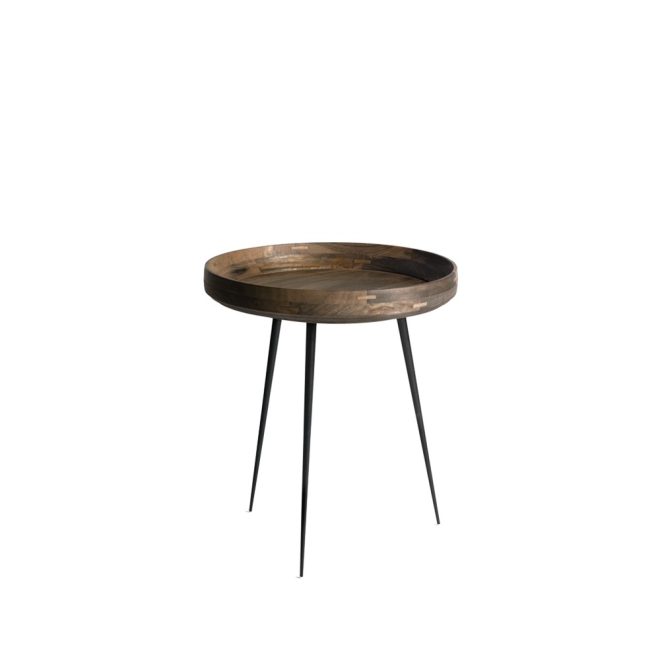 Mater bowl medium bord mango sirka grey, svart stativ