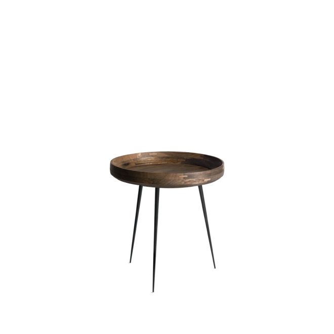 Mater bowl small bord mango sirka grey, svart stativ