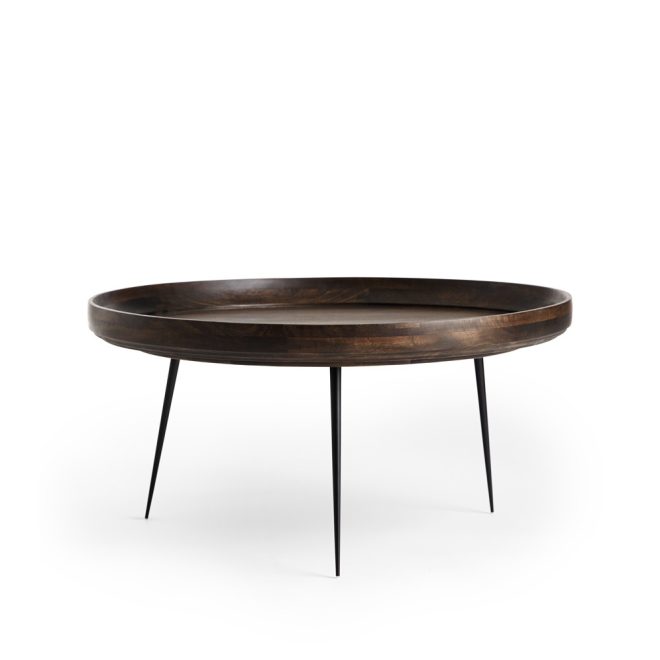 Mater bowl x-large bord mango sirka grey, svart stativ