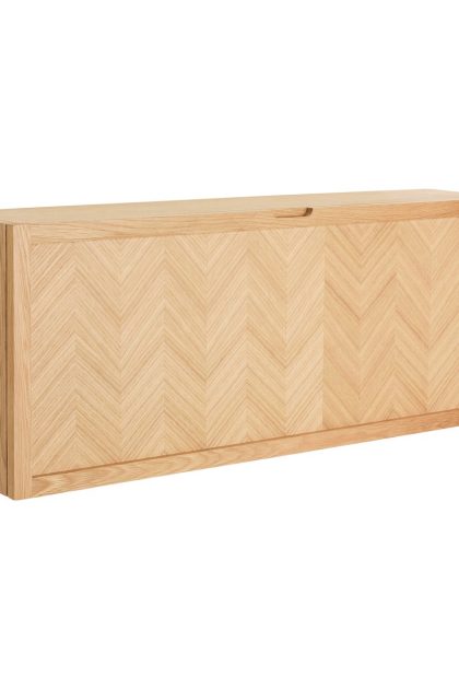 Hübsch herringbone skoskåp large ek