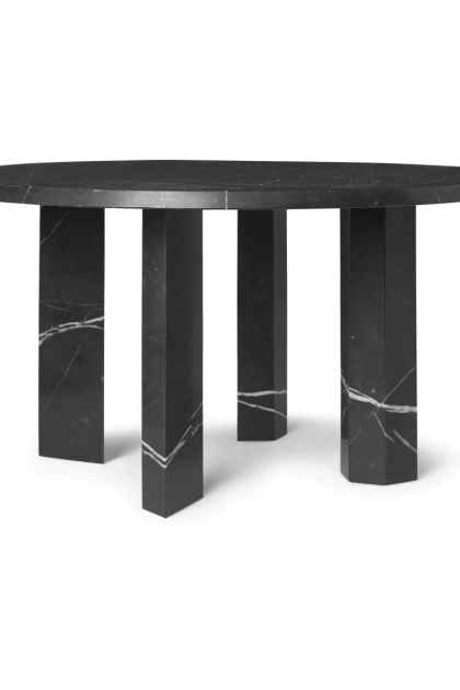 Ferm living taula soffbord Ø67x35 cm black