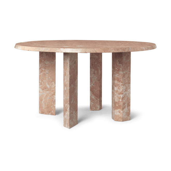 Ferm living taula soffbord Ø67x35 cm rose