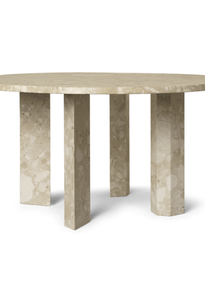 Ferm living taula soffbord Ø67x35 cm sand