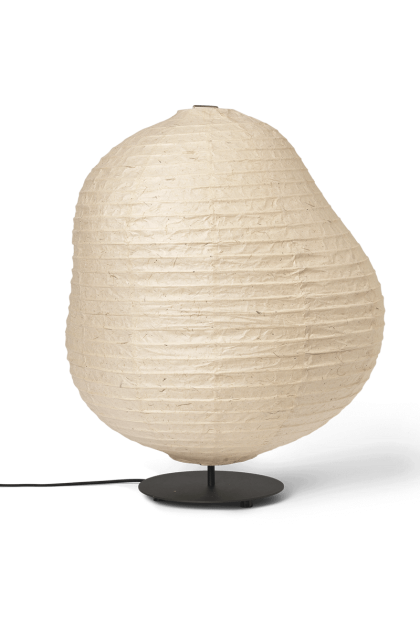 Ferm living kurbis golvlampa low natural-black