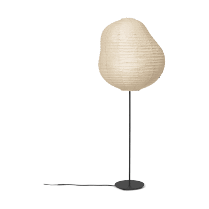 Ferm living kurbis golvlampa high natural-black