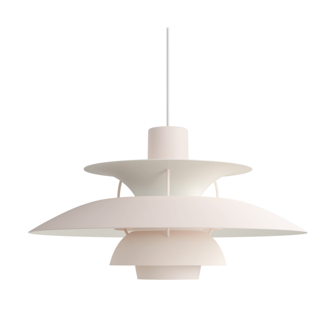 Louis poulsen ph 5 pendel monokrom pale blush