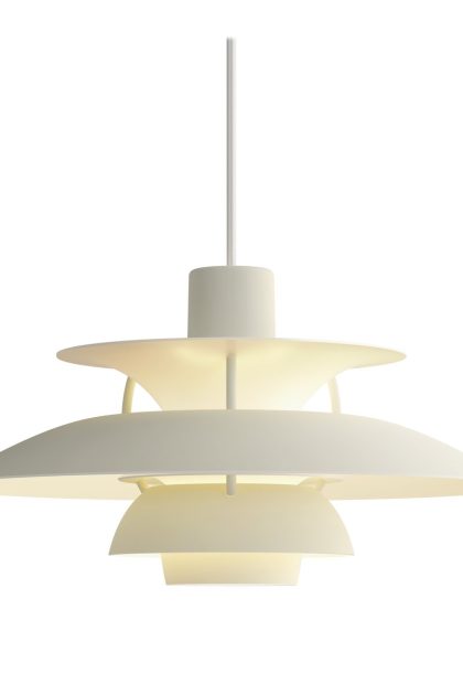 Louis poulsen ph 5 mini pendel monokrom pale pewter