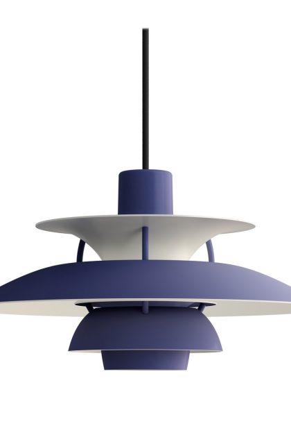 Louis poulsen ph 5 mini pendel monokrom dusty indigo