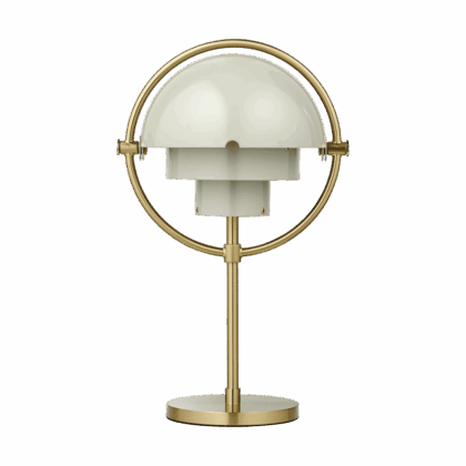 Gubi multi-lite portabel lampa pastel gray-brass