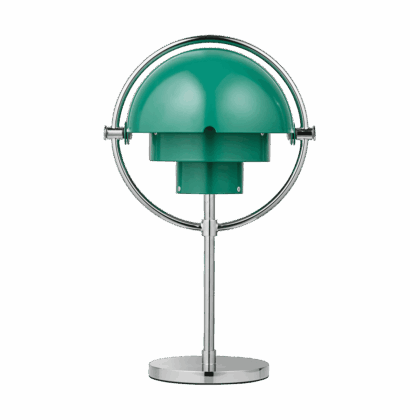 Gubi multi-lite portabel lampa teal green-chrome