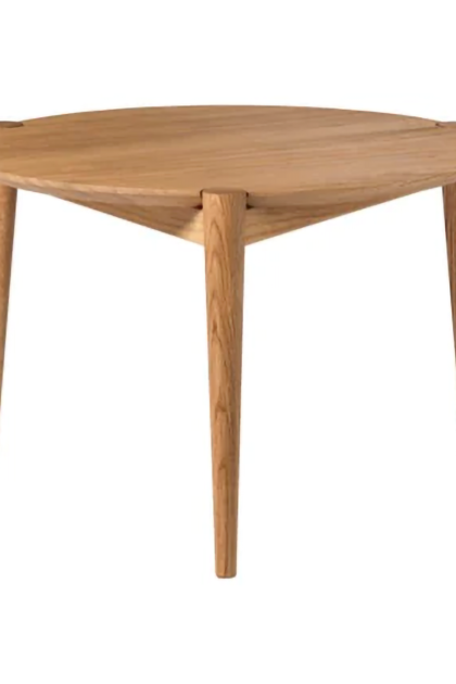 Fdb møbler d102 søs soffbord Ø55 cm oak solid oiled