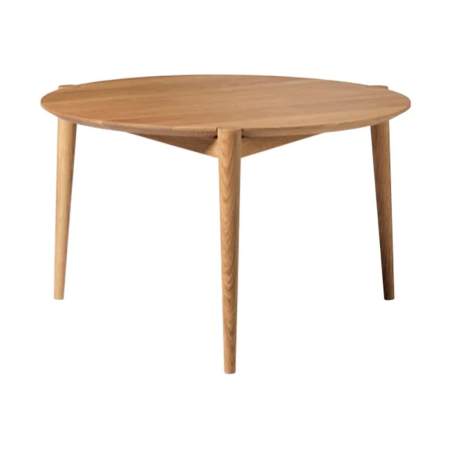 Fdb møbler d102 søs soffbord Ø70 cm oak solid oiled