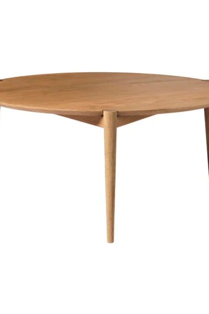 Fdb møbler d102 søs soffbord Ø85 cm oak solid oiled