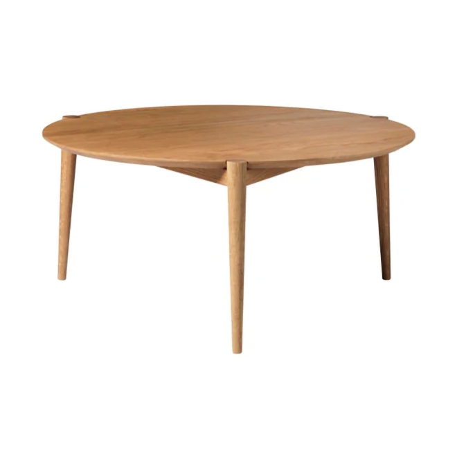 Fdb møbler d102 søs soffbord Ø85 cm oak solid oiled