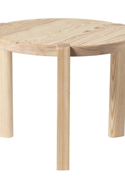Fdb møbler d108 ragnesminde soffbord Ø48 cm pine untreated
