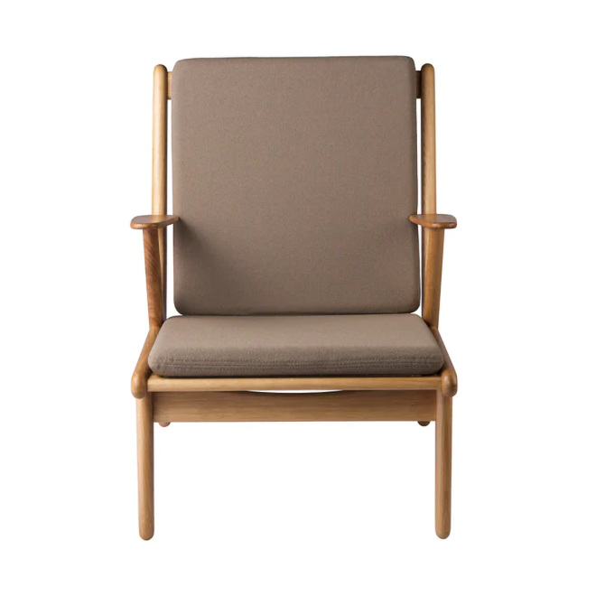 Fdb møbler j53 fåtölj oiled oak-taupe