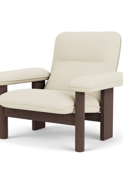 Audo copenhagen brasilia fåtölj dark oak-baru 0200