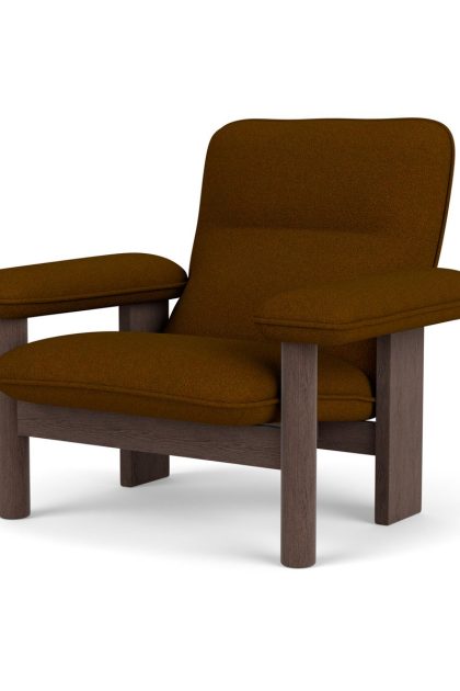 Audo copenhagen brasilia fåtölj dark oak-baru 0450