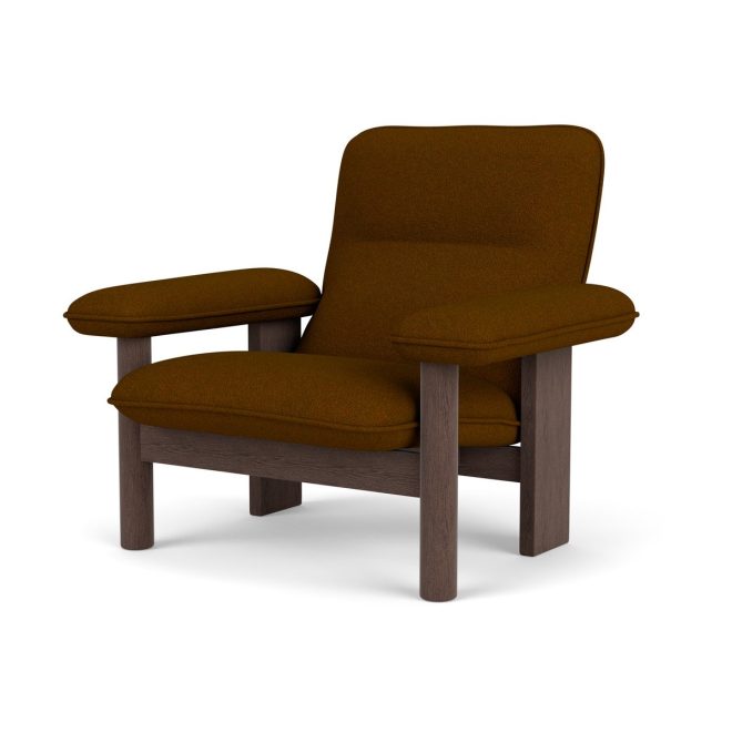 Audo copenhagen brasilia fåtölj dark oak-baru 0450