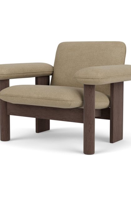 Audo copenhagen brasilia fåtölj low back dark oak-audo bouclé 02
