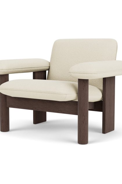 Audo copenhagen brasilia fåtölj low back dark oak-baru 0200