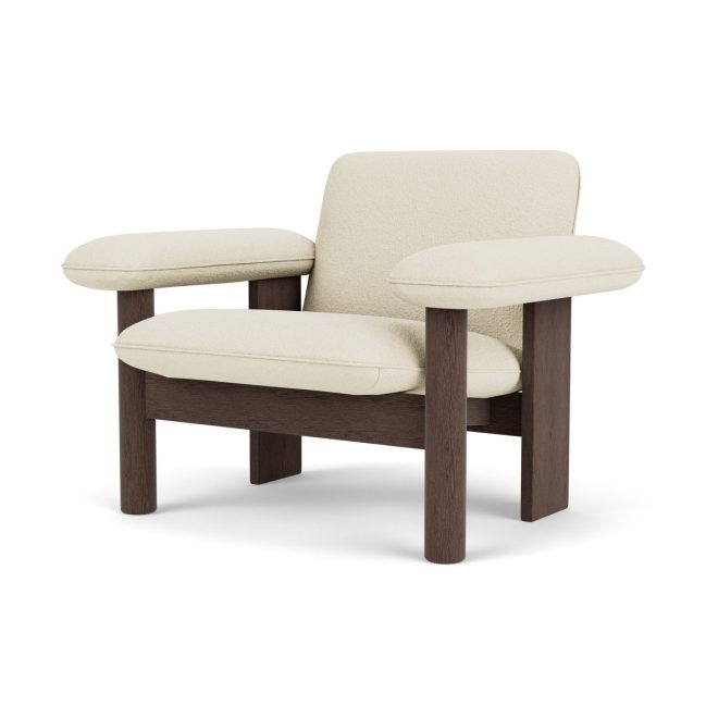 Audo copenhagen brasilia fåtölj low back dark oak-baru 0200
