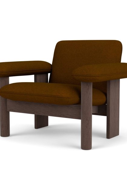 Audo copenhagen brasilia fåtölj low back dark oak-baru 0450