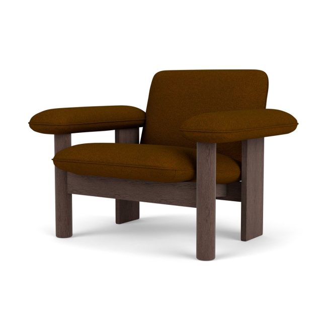 Audo copenhagen brasilia fåtölj low back dark oak-baru 0450