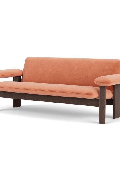 Audo copenhagen brasilia soffa 2-sits dark oak-avalon 012