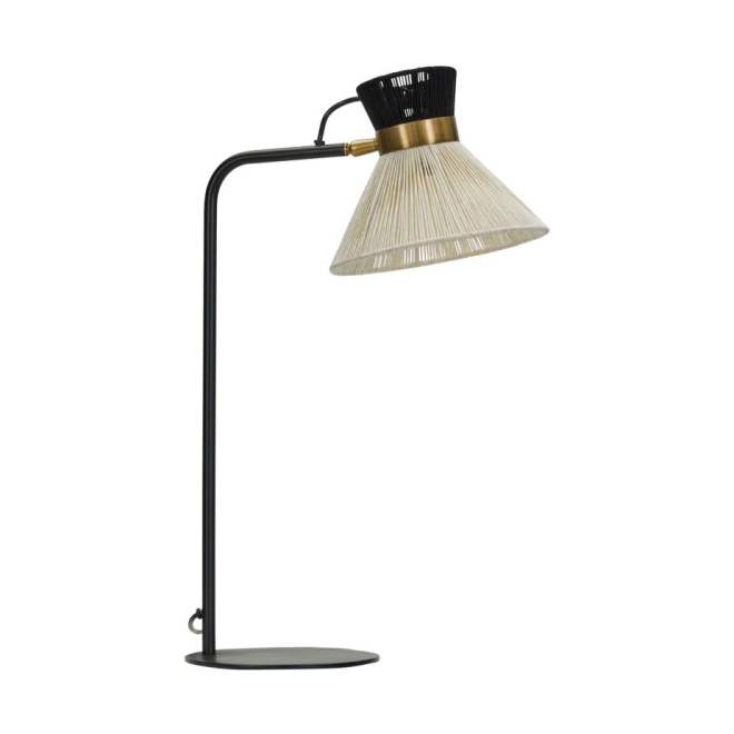 House doctor cord bordslampa svart