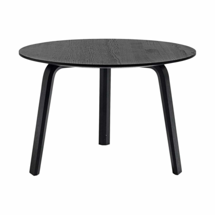 Hay bella soffbord black oak, Ø60x39 cm