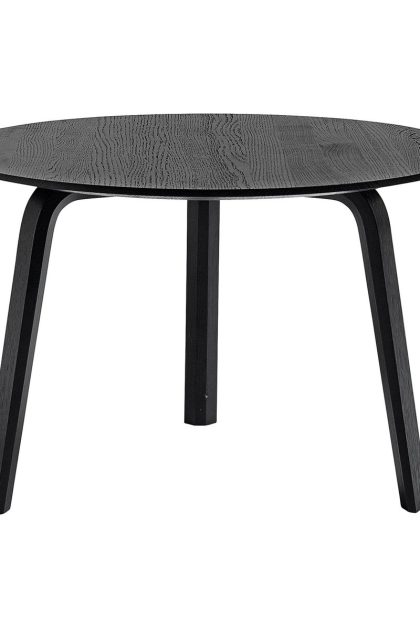 Hay bella soffbord black oak, Ø60x39 cm