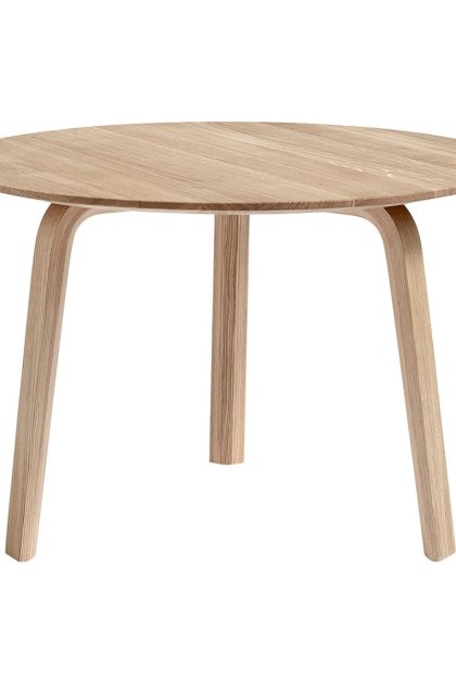 Hay bella soffbord lacquered oak, Ø60x39 cm