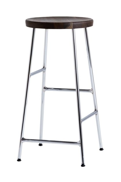 Hay cornet barpall 65 cm smoked oiled oak-chrome