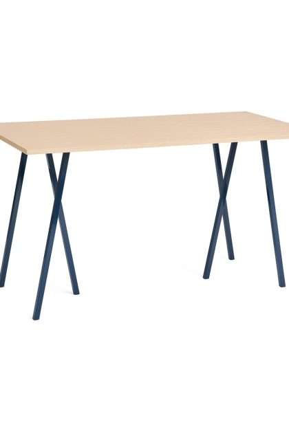 Hay loop stand incl. support barbord 87,5x180 cm maroon red-clear lacq. oak