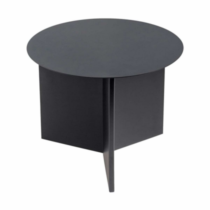 Hay slit soffbord Ø45 cm black