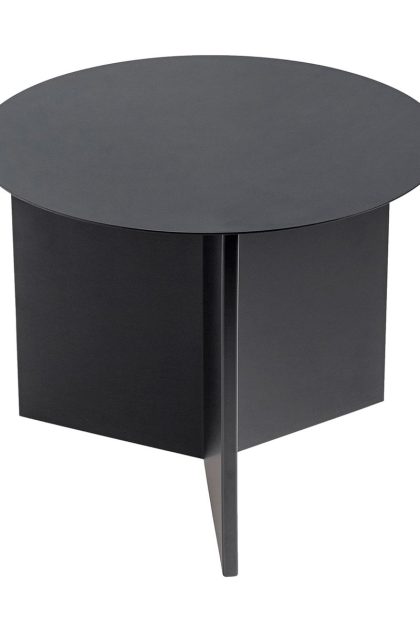 Hay slit soffbord Ø45 cm black