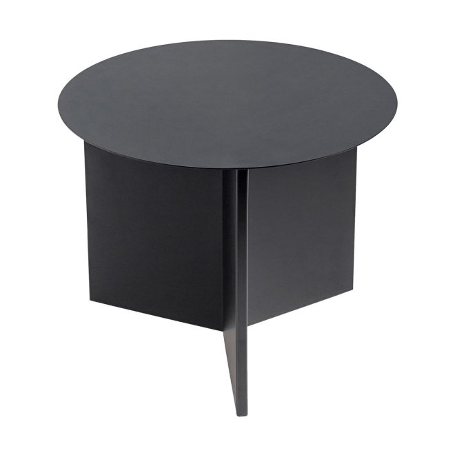 Hay slit soffbord Ø45 cm black