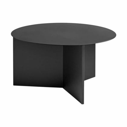Hay slit soffbord Ø65 cm black
