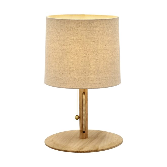 Villa collection barv bordslampa 41xØ26 cm obehandlad massiv ek