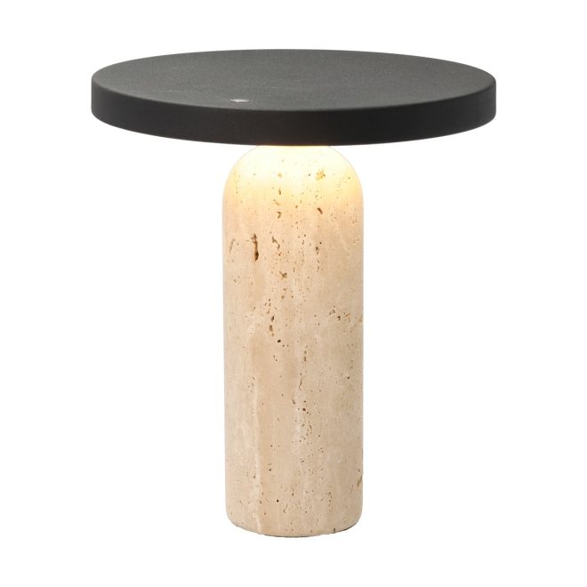 Villa collection vilja bordslampa 25xØ22,5 cm travetin