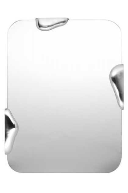 Broste copenhagen roberta spegel s 46x60 cm silver