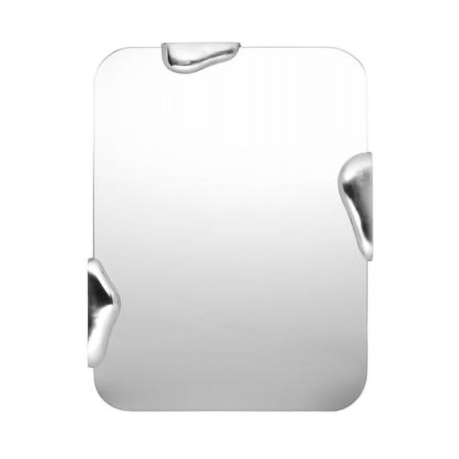 Broste copenhagen roberta spegel s 46x60 cm silver